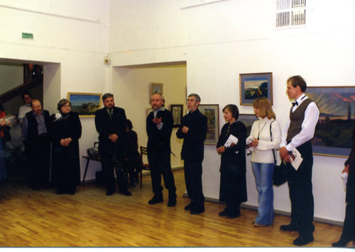 Открытие выставки «Подкупольное злато над Турой». Екатеринбургский музей изобразительных искусств, 2003 год